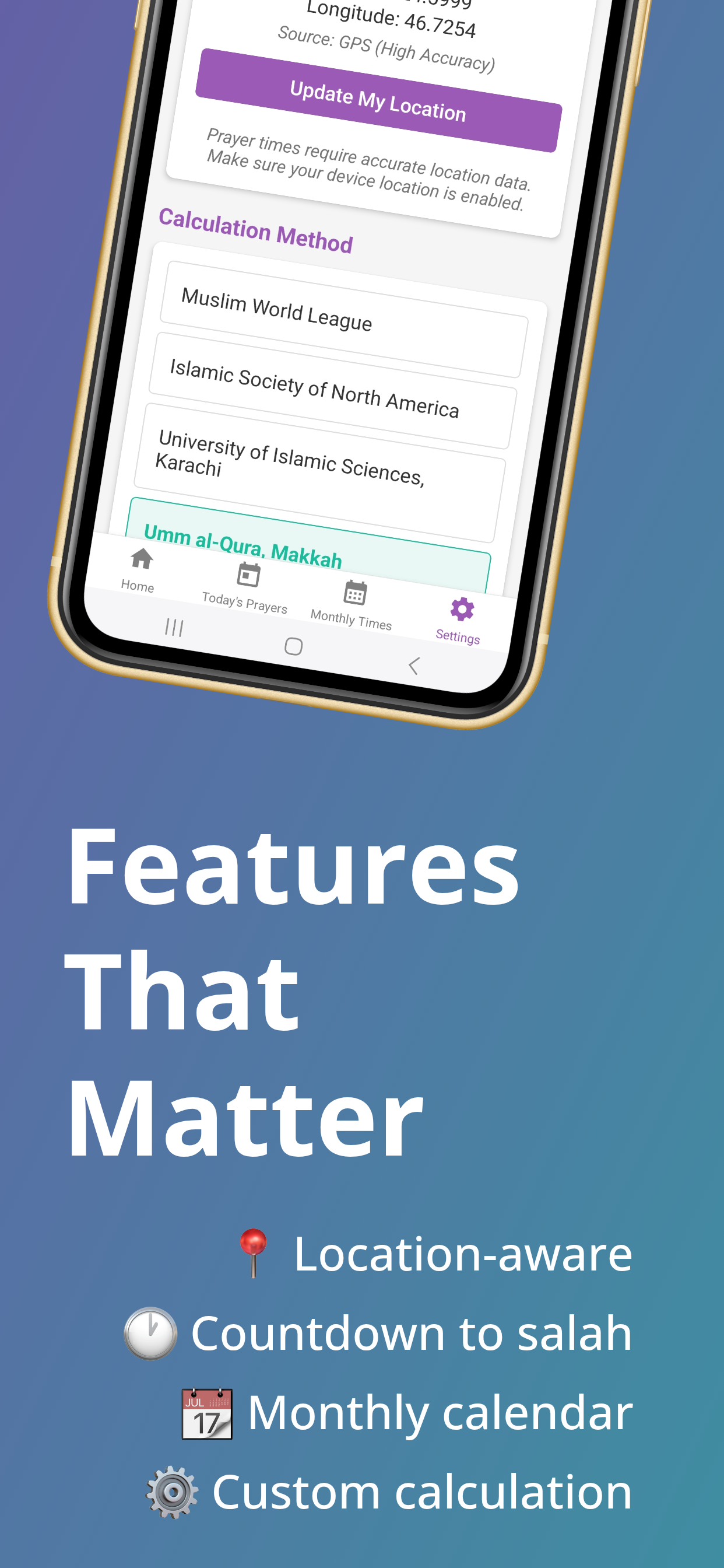 Features That Matter